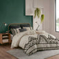 Full/ 3 Piece Flax and Cotton Blended Duvet Cover Set