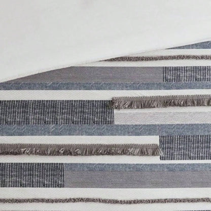 King/Cal King 3 Piece Cotton Printed Duvet Cover Set/ trims