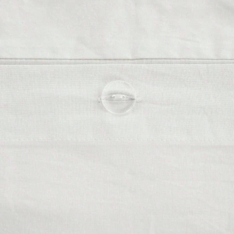 King/Cal King 3 Piece Elastic Embroidered Cotton Duvet Cover Set