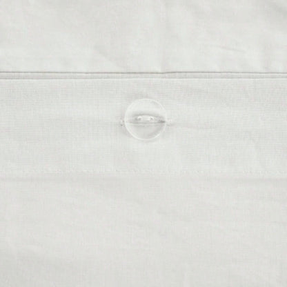 King/Cal King 3 Piece Elastic Embroidered Cotton Duvet Cover Set