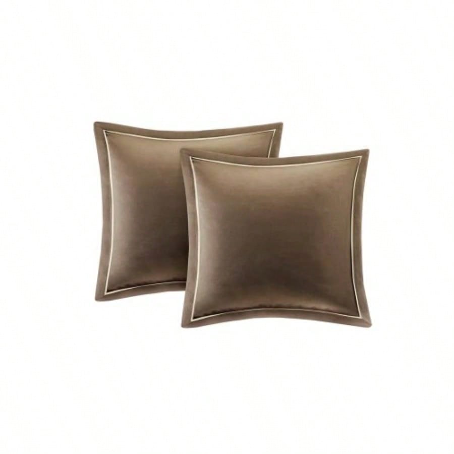 9 Piece Charmeuse Comforter Set Blue