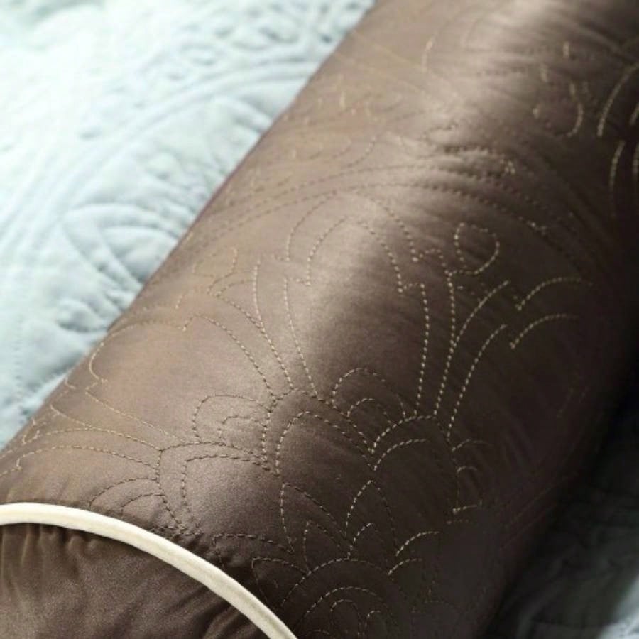 9 Piece Charmeuse Comforter Set Blue