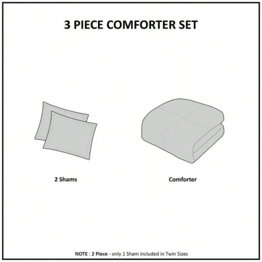 Twin/Twin XL Ultra Plush Down Comforter Set