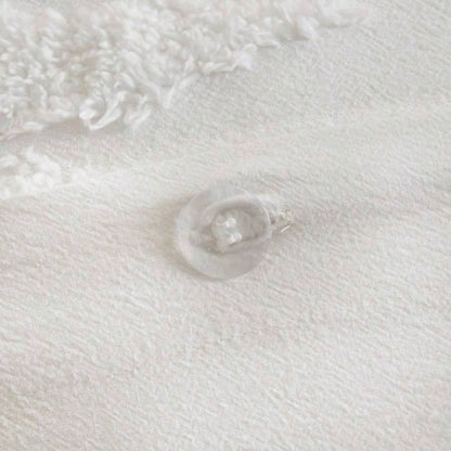 Full/ 3 Piece Tufted Cotton Chenille Duvet Cover Set