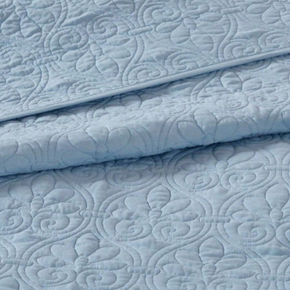Reversible Bedspread Set Blue King