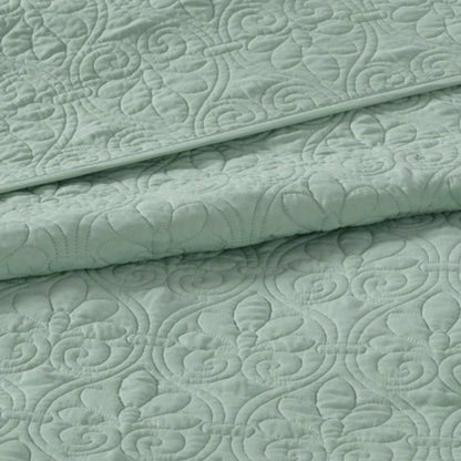 Reversible Bedspread Set Seafoam