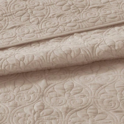 Reversible Bedspread Set Khaki King