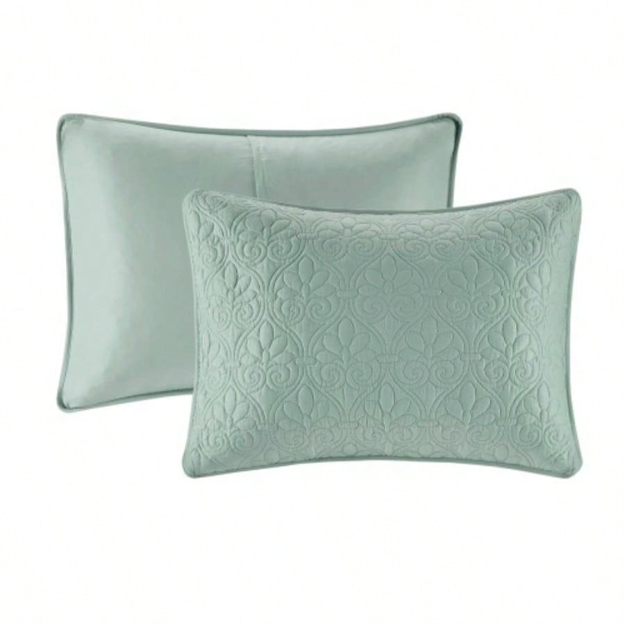 Reversible Bedspread Set Seafoam