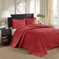 Reversible Bedspread Set Red