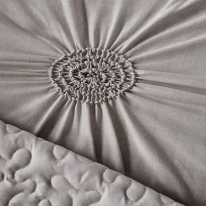 6 Piece Reversible Daybed Cover Set Dark Gray Daybed