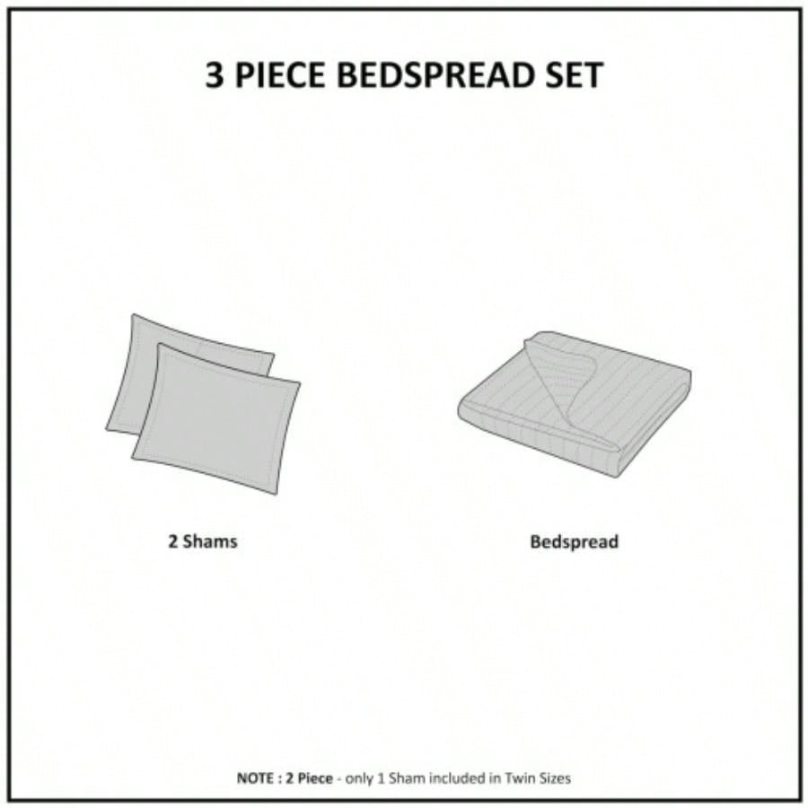 Reversible Bedspread Set Dark