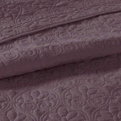 Reversible Bedspread Set Purple