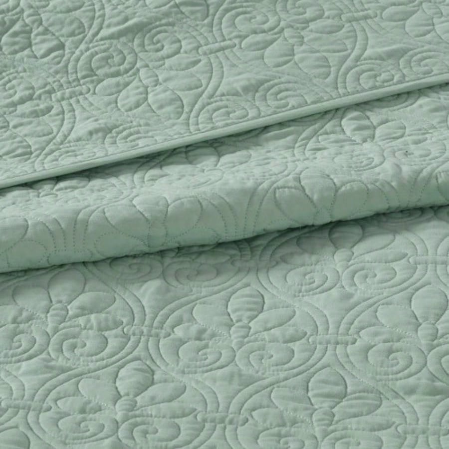 Reversible Bedspread Set Seafoam Twin