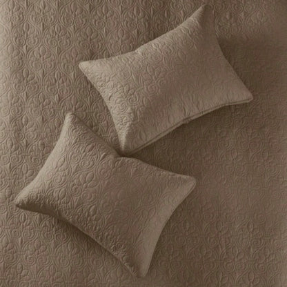 Reversible Bedspread Set Mocha