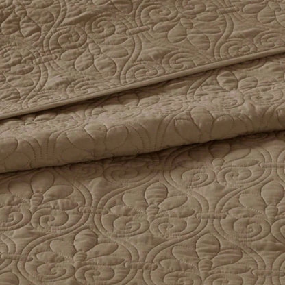 Reversible Bedspread Set Mocha