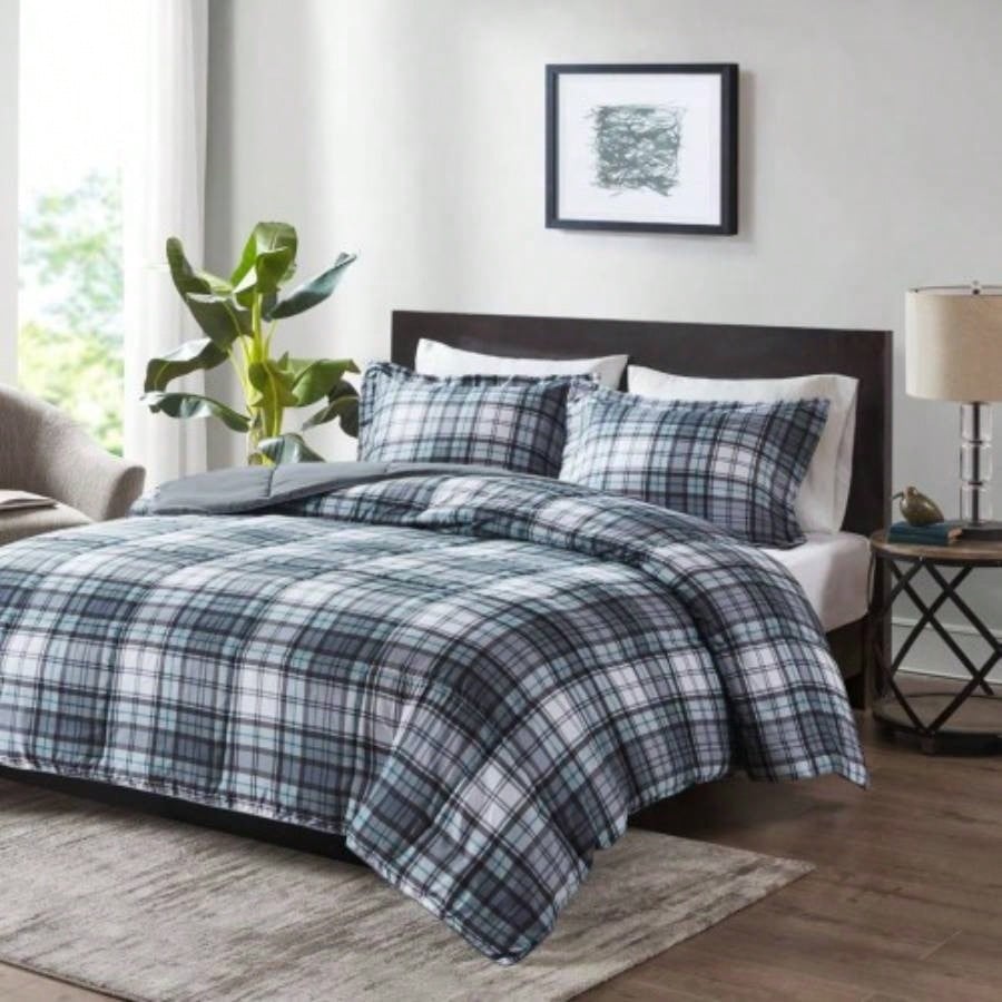 King/Cal King Scotchgard Down All Season Comforter Set