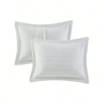 Full/ Plush to Sherpa Comforter Set