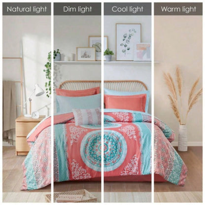 Boho Comforter Set with Bed Sheets