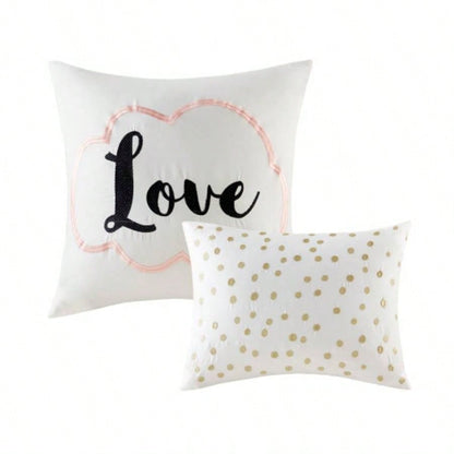 Full/ Metallic Printed Comforter Set