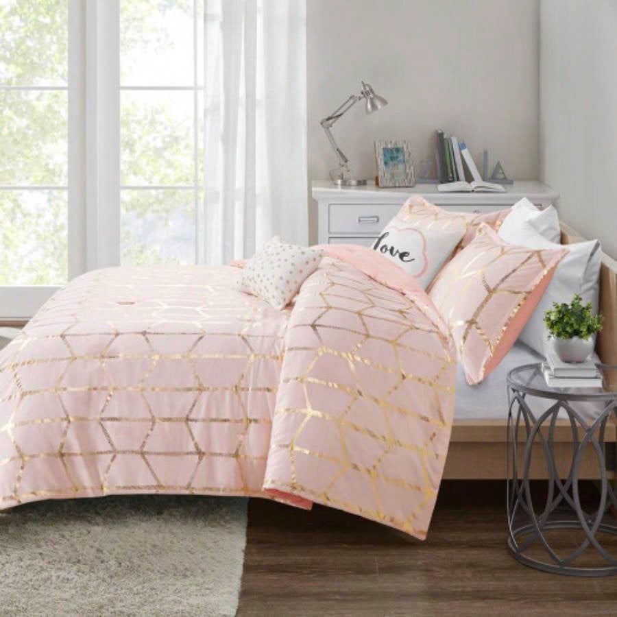 Full/ Metallic Printed Comforter Set
