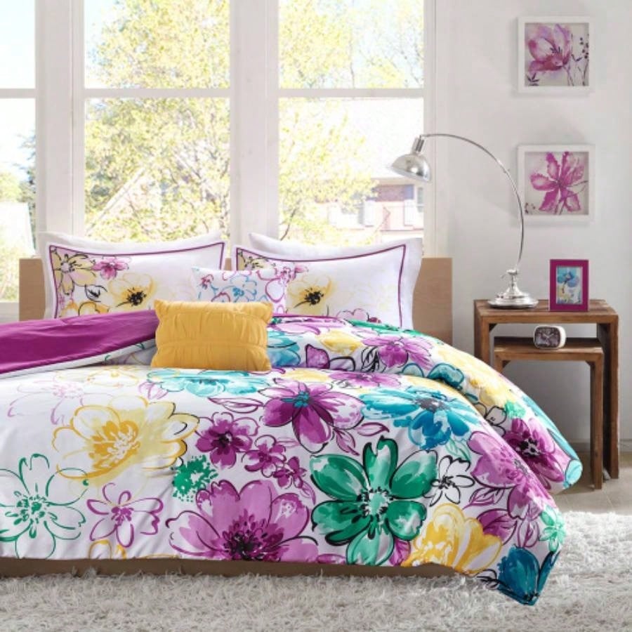 Twin/Twin XL Floral Comforter Set