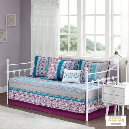 Daybed 6 Piece Boho Reversible Daybed Set