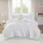 Full/ Ombre Shaggy Faux Fur Comforter Set