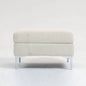 Modular Sectional Sofa Armless Module, Corduroy Sectional Couch, Single Couch Modular Armless Accent Chair with Back Cushion, Gray