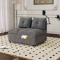 1 versatile foldable sofa bed in 3 lengths, modern sofa sofa sofa velvet pull - out bed, loveseat sofa adjustable back and with USB port and swivel phone stand, Black