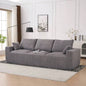 123*55 Modern U - shaped Sofa with Console, Cupholders and USB Ports, 6 - Upholstered Symmetrical Indoor Furniture, Sleeper Couch Set with Chaise Living Room, Apartment, 2 Colors