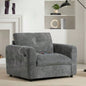 42*33 Single Sofa, Armchair with Wide, Dual - port, Pull - line Tufted Design, High - density Foam, Suitable Living Room Apartment, Chenille, 2 Colors