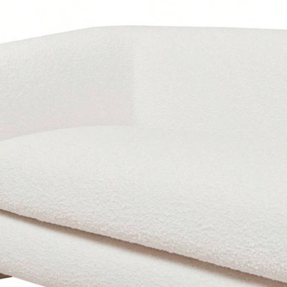 Alpine 90.5 Sherpa Sofa, Ivory White Boucle