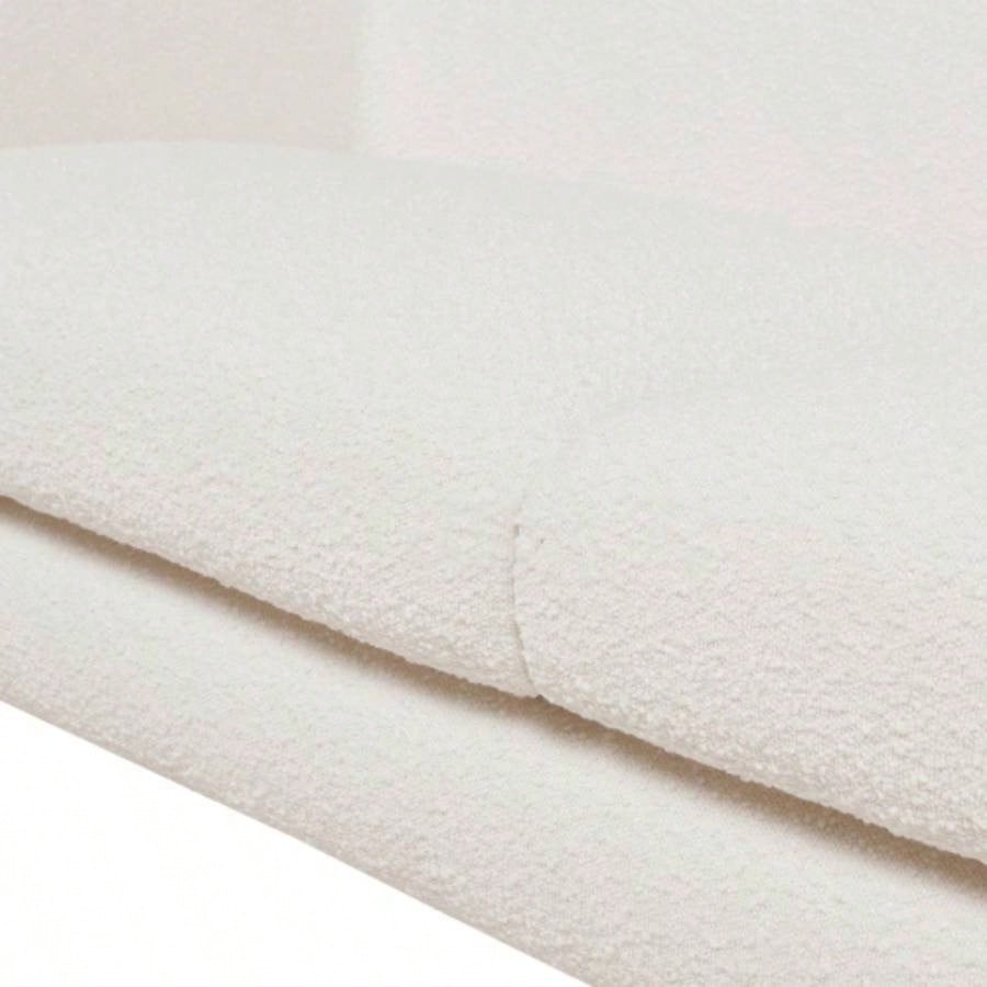 Alpine 90.5 Sherpa Sofa, Ivory White Boucle