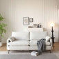 Deep 3 - Seater Cloud Couch with 2 Armrest Pillows and 2 Toss Pillows, Love Living Room Bedroom Office Apartment,