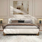 Alpine 90.5 Sherpa Sofa, Ivory White Boucle