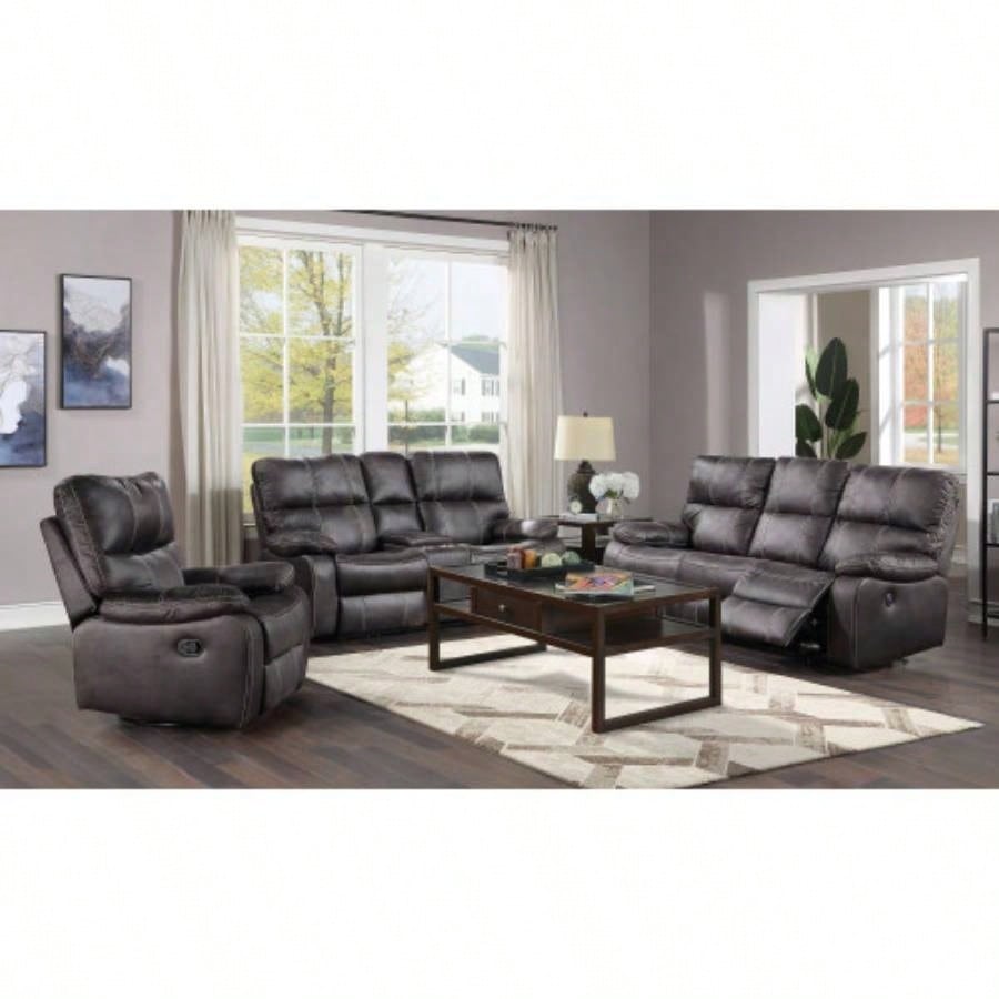 Gray Power Reclining Sofa