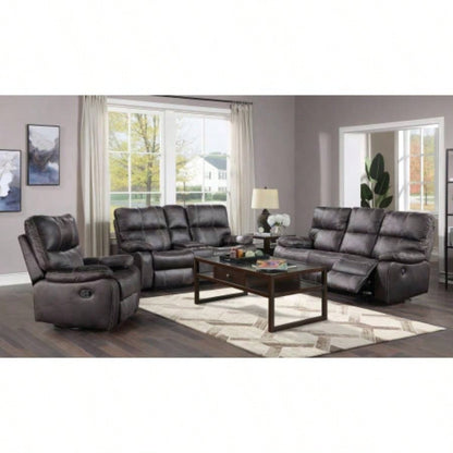 Gray Power Reclining Sofa
