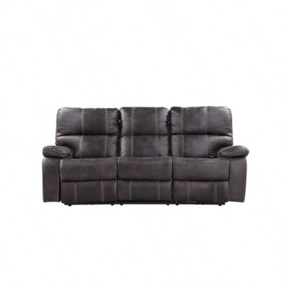 Gray Power Reclining Sofa