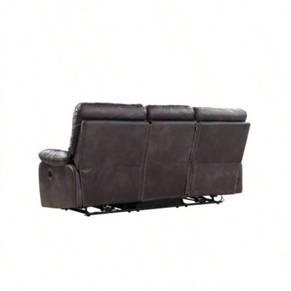 Gray Power Reclining Sofa