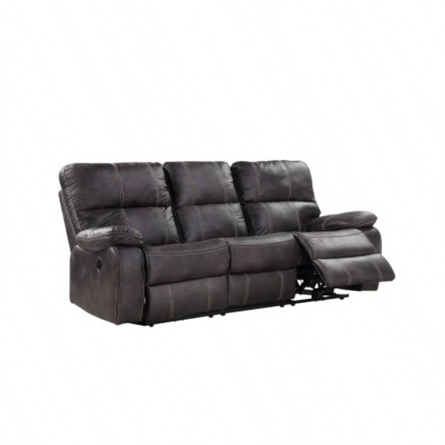 Gray Power Reclining Sofa