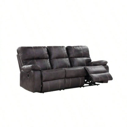 Gray Power Reclining Sofa