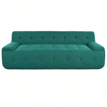 UStyle 86.2 Modern Minimalist Style Tufted Design Upholstered Sofa, 3 - Compression Sofa Living Room, Bedroom, and Apartment