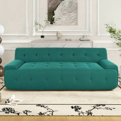 UStyle 86.2 Modern Minimalist Style Tufted Design Upholstered Sofa, 3 - Compression Sofa Living Room, Bedroom, and Apartment