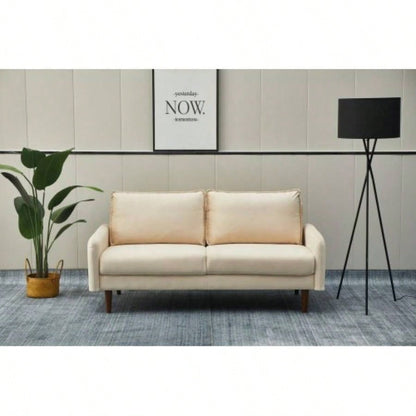 UPHOLSTERED SOFA - BEIGE