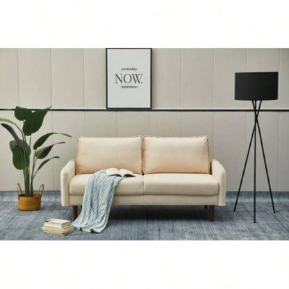 UPHOLSTERED SOFA - BEIGE