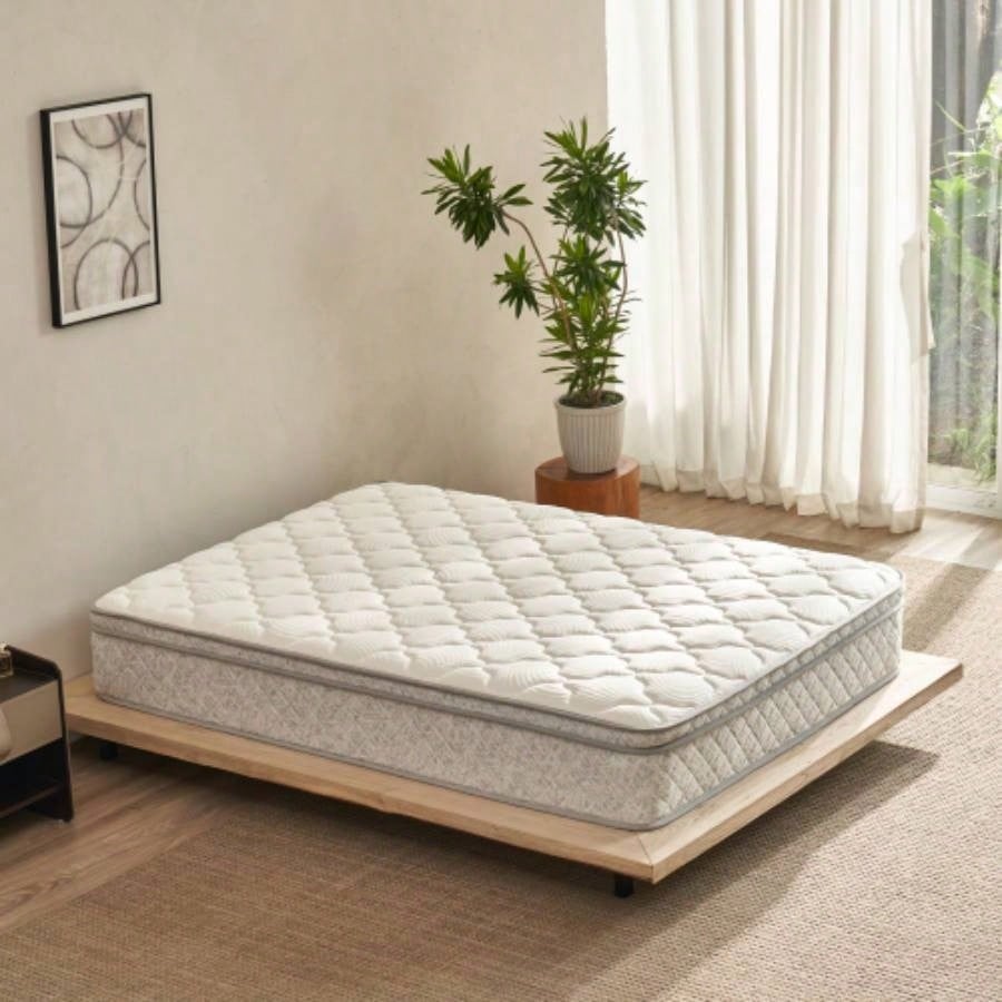 Full Size Mattress, 12 Inch Hybrid Full Mattress in a Box with Foam and Pocket Spring Pressure Relief Comfort Sleep Zoned Support, Medium Firm, CertiPUR - US OEKO - TEX