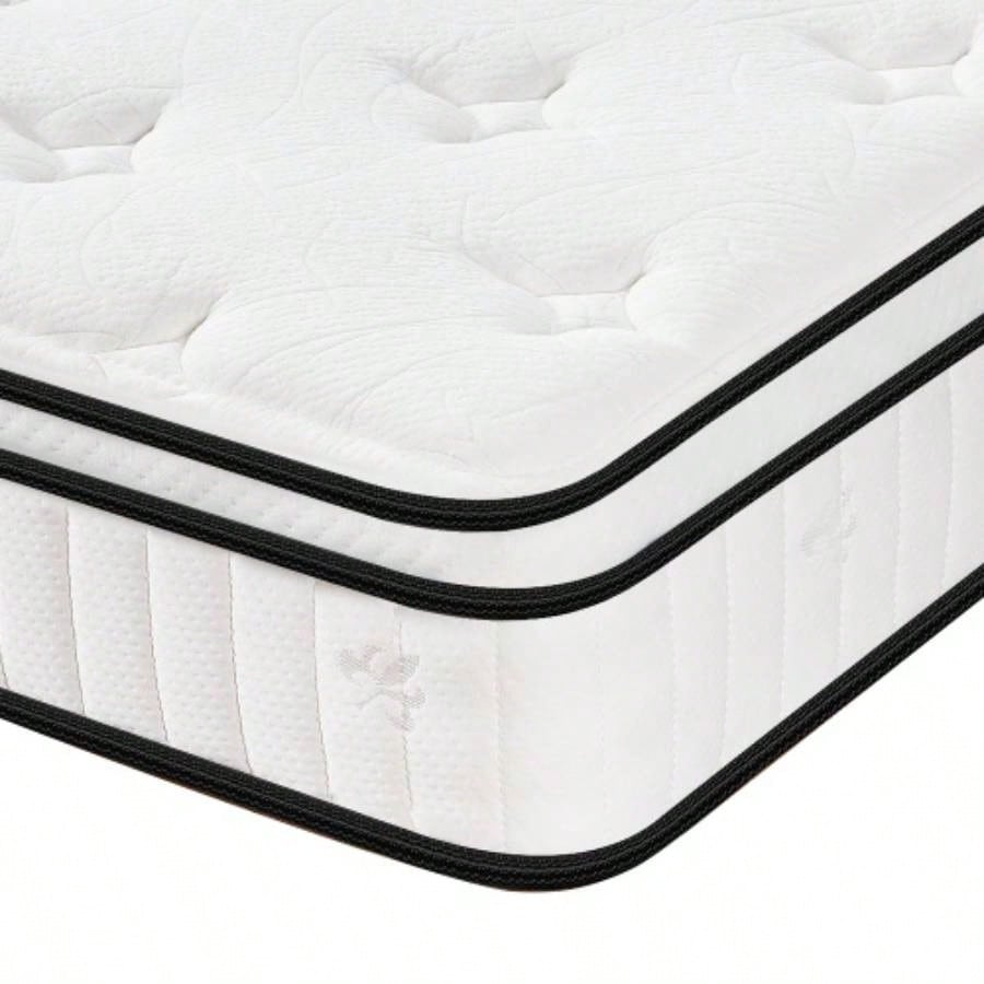 Size Mattress, 12 Inch Hybrid Mattress, Individually Pocketed Innerspring, Medium FirmQueen