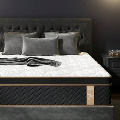 10 Full Plush Hybrid Mattresses with Independently Encased Coils Gel Foam, Fiberglass - Motion - Support, Mattress in a Box, CertiPUR - US Certified
