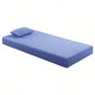 7inch Twin Mattress and Pillow Set Breathable Fabric Gel - Infused Foam Mattress, Blue, Mattress in a Box