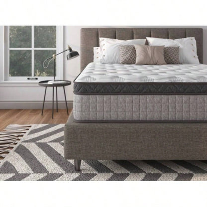Support Coil 10 Hybrid Mattress - Medium Soft, Assembled in USA, Gel Foam, Pressure Relief